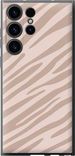 Чехол на Samsung Galaxy S23 Ultra Зебра беж