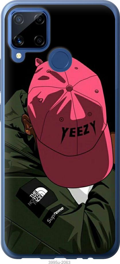 

Чехол на Realme C15 logo de yeezy