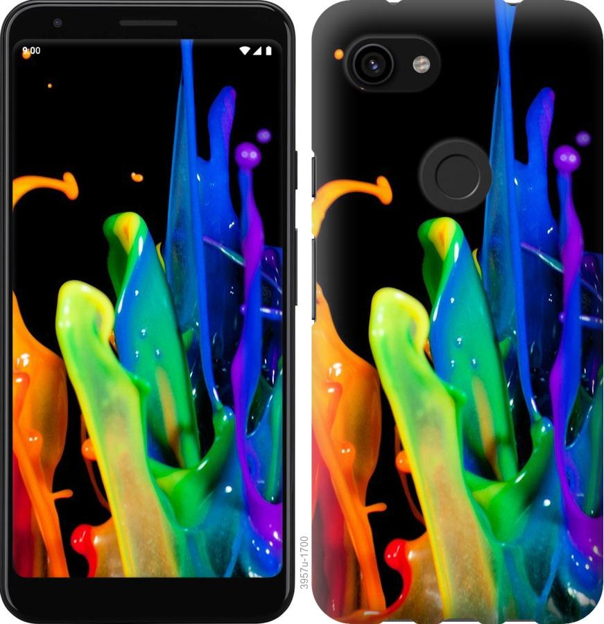 

Чохол на Google Pixel 3a бризки фарби