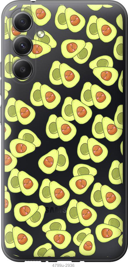 Чохол на Samsung Galaxy A34 A346E Веселі авокадо