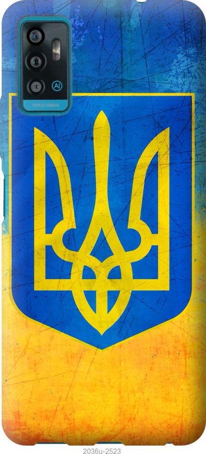 Чехол на ZTE Blade A71 Герб Украины
