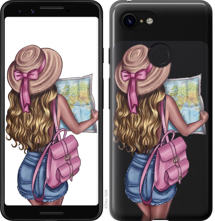 

Чохол на Google Pixel 3 Дівчина з картою