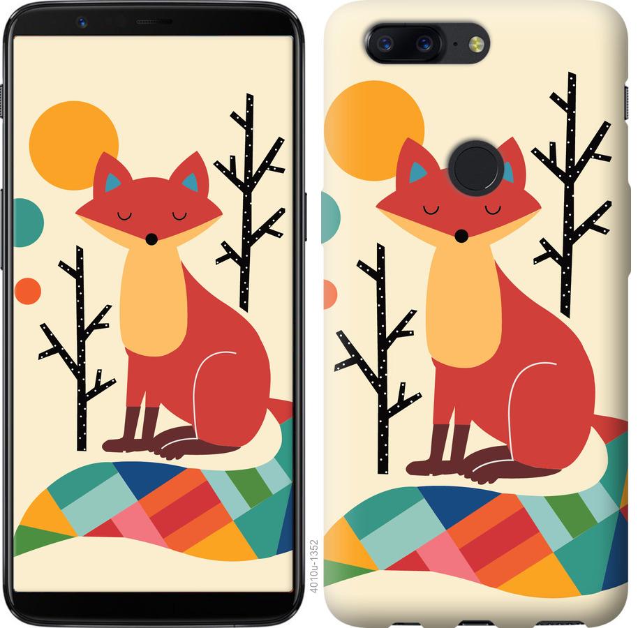 

Чехол на OnePlus 5T Rainbow fox