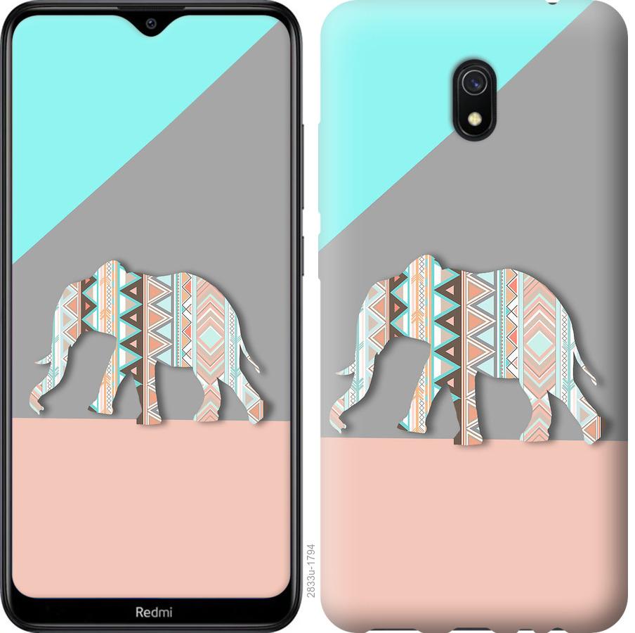 

Чохол на Xiaomi Redmi 8A Візерунчастий слон