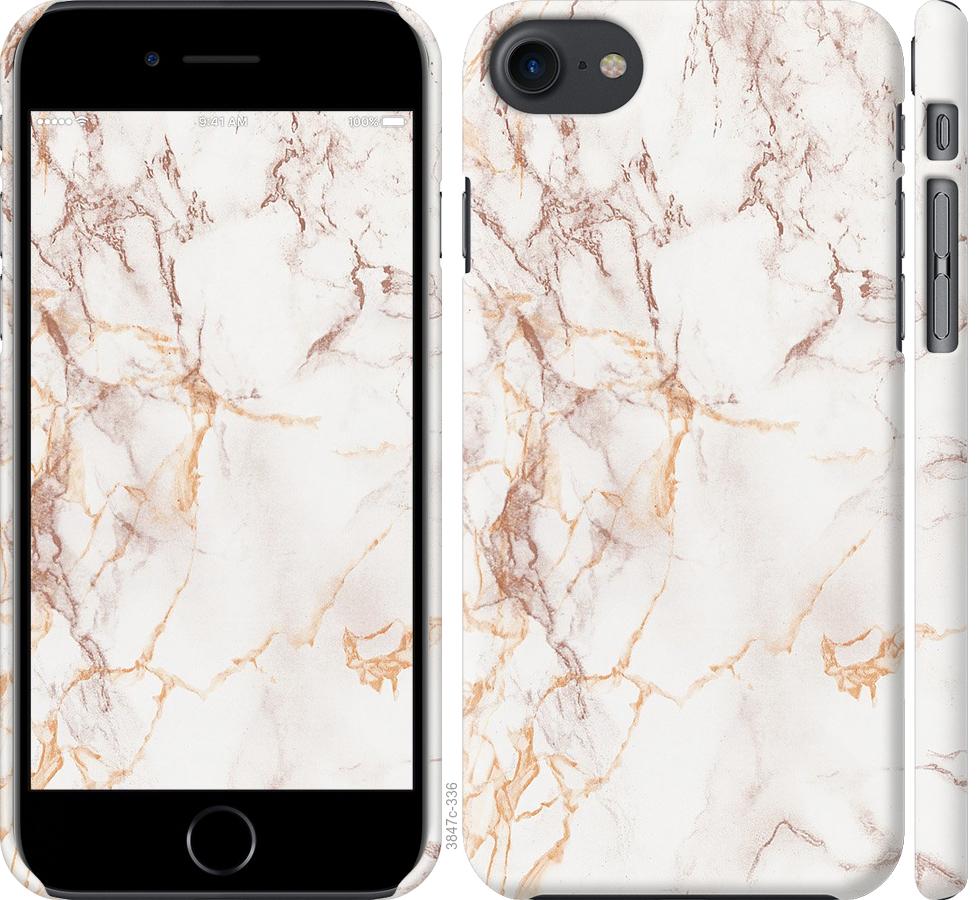 

Чехол на iPhone 8 Белый мрамор