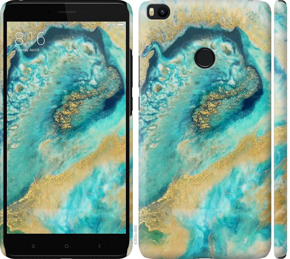 

Чехол на Xiaomi Mi Max 2 Green marble