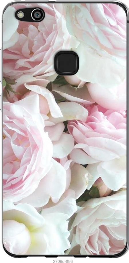 

Чехол на Huawei P10 Lite Пионы v2