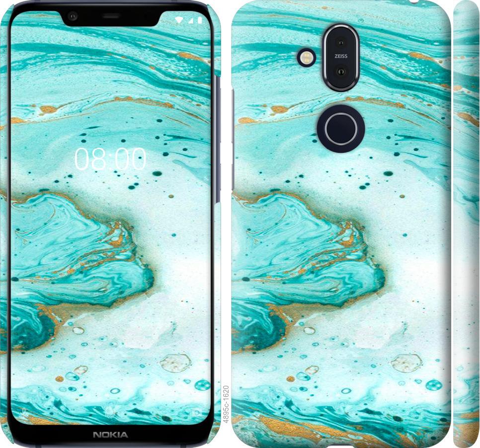 

Чехол на Nokia 8.1 Мраморный