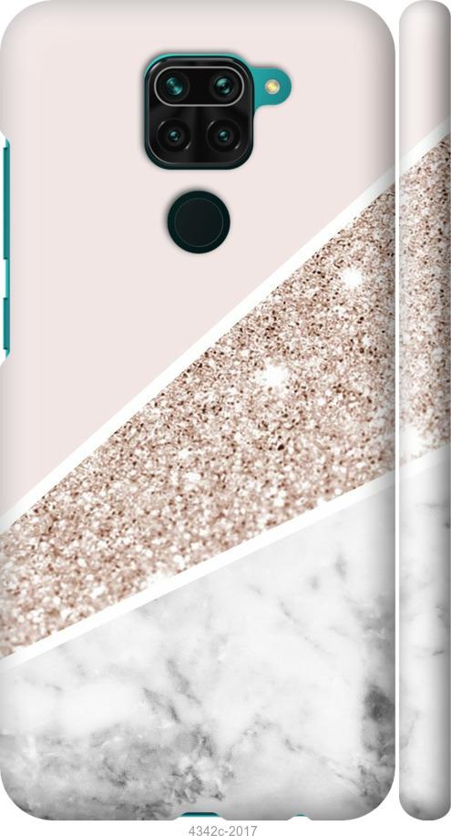 

Чехол на Xiaomi Redmi Note 9 Пастельный мрамор