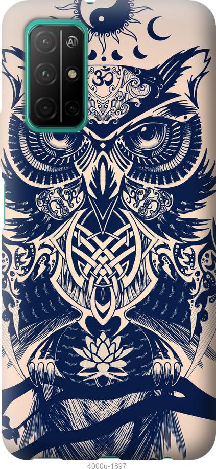 

Чехол на Huawei Honor 30S Узорчатая сова