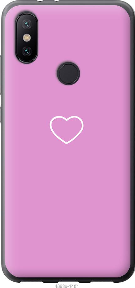 Чехол на Xiaomi Mi Mix 3 Сердце 2