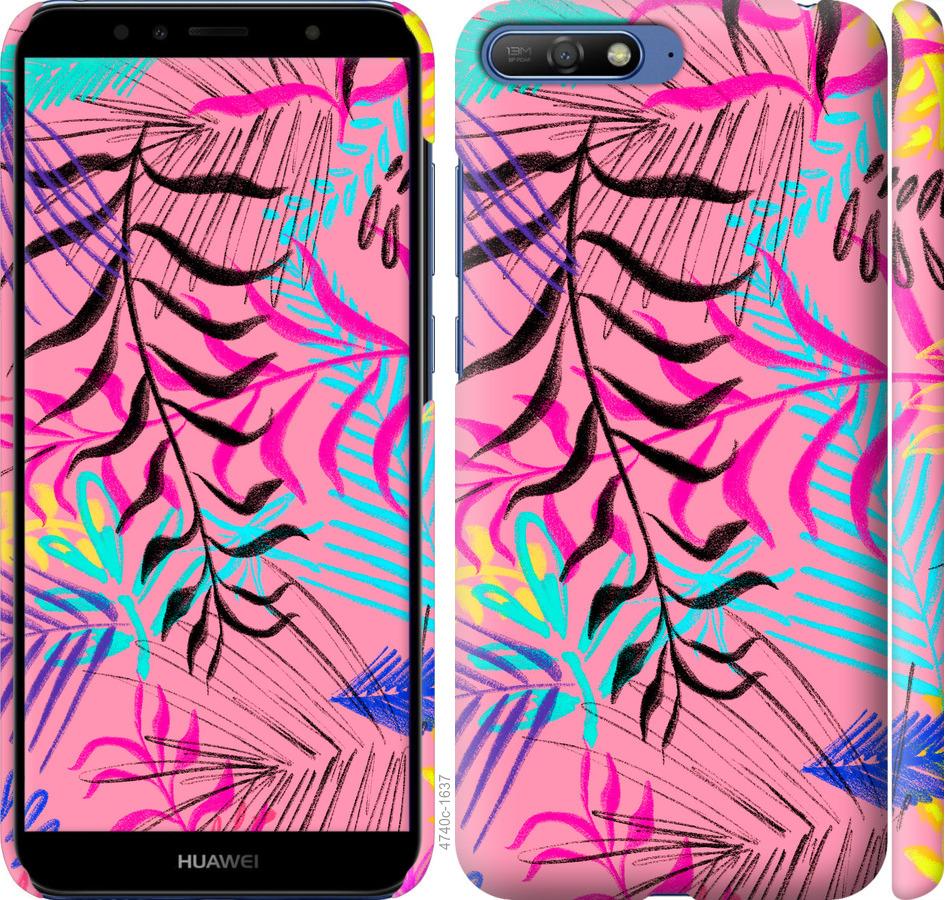 

Чохол на Huawei Y6 2018 Рослинний візерунок 2