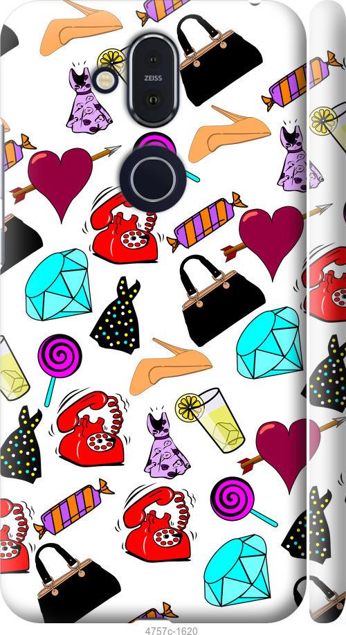 

Чехол на Nokia 8.1 stickers