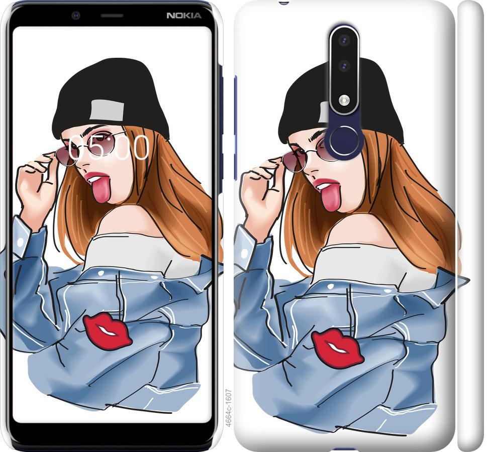 

Чохол на Nokia 3.1 Plus Дівчина v3