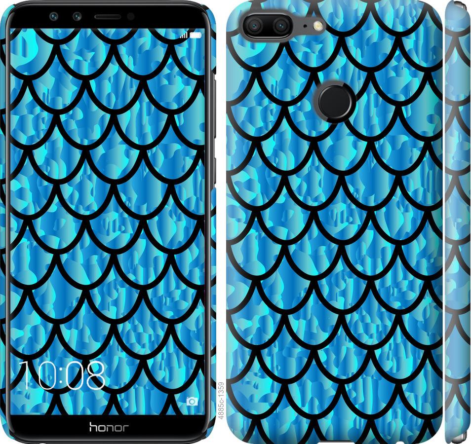 

Чехол на Huawei Honor 9 Lite Чешуя