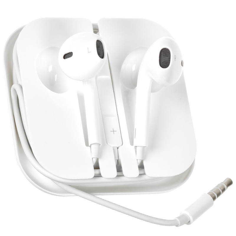 

Гарнитура для Apple iPhone с регулировкой громкости, 3.5mm (box) Белый (169033)