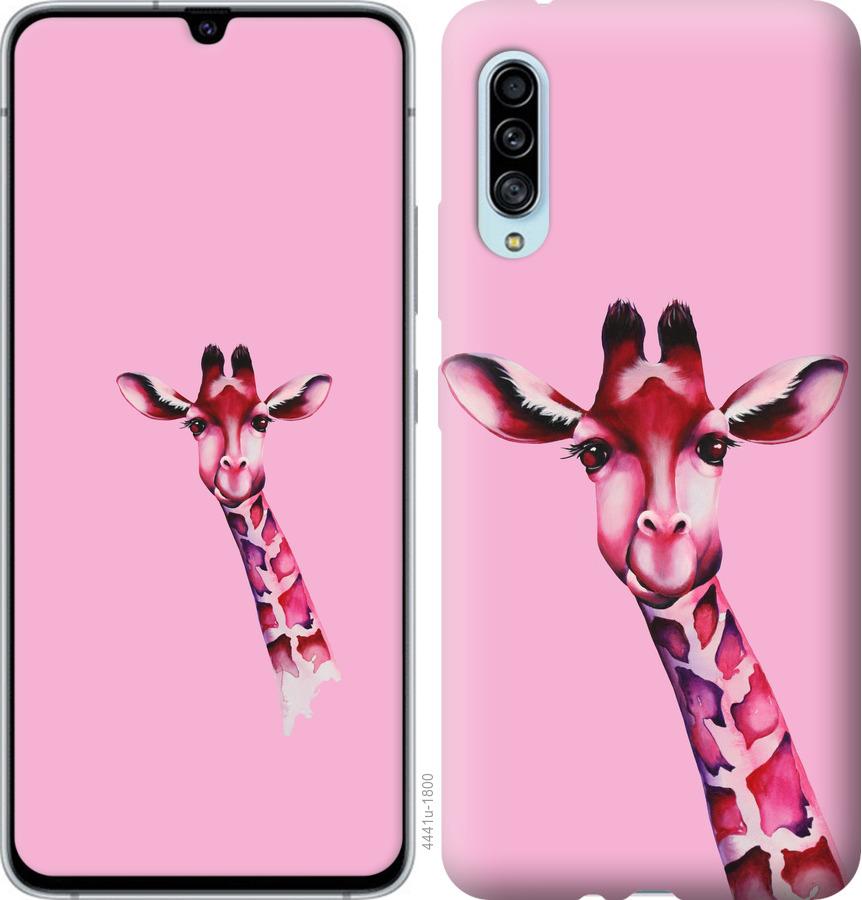 

Чохол на Samsung Galaxy A90 5G Рожева жирафа