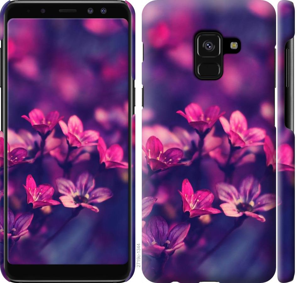 

Чохол на Samsung Galaxy A8 2018 A530F Пурпурні квіти