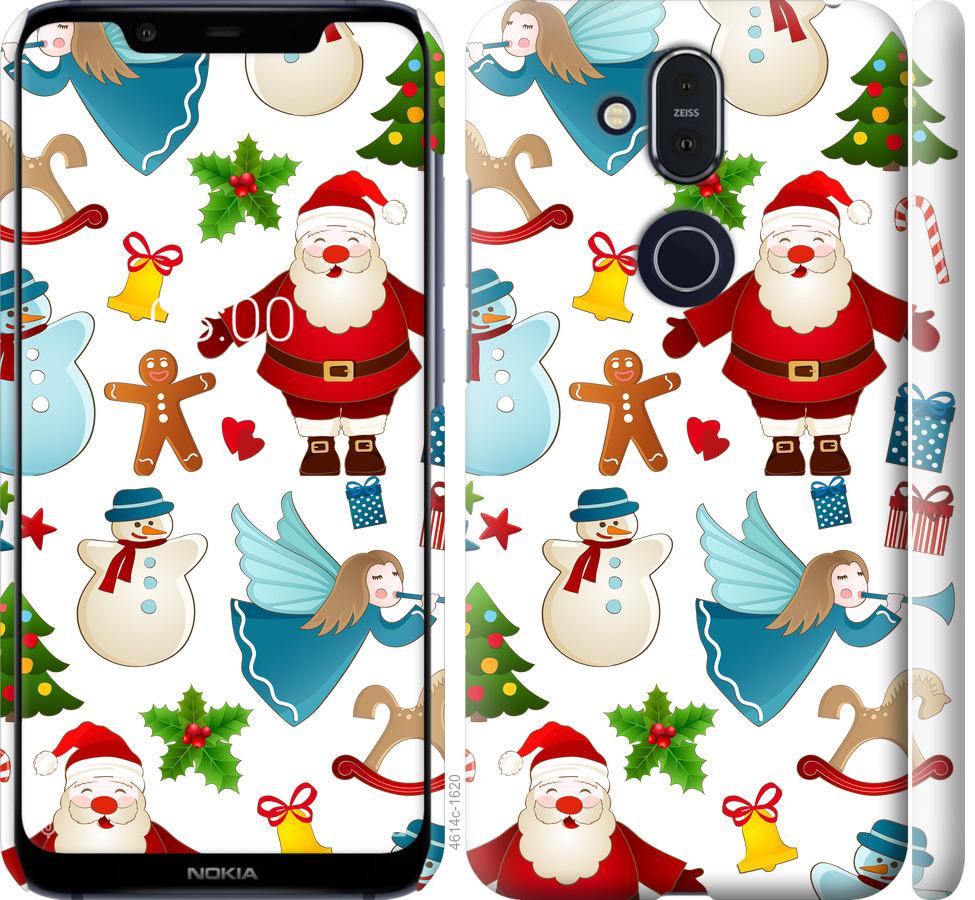 

Чехол на Nokia 8.1 Новогодний 1