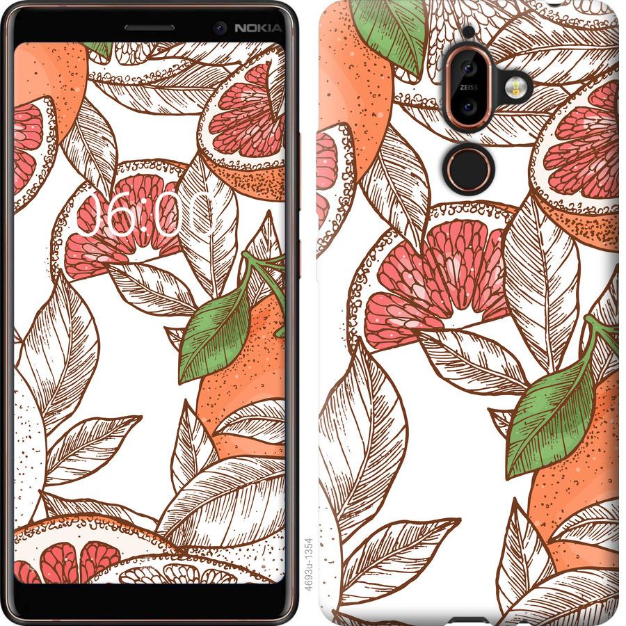 

Чохол на Nokia 7 Plus апельсини