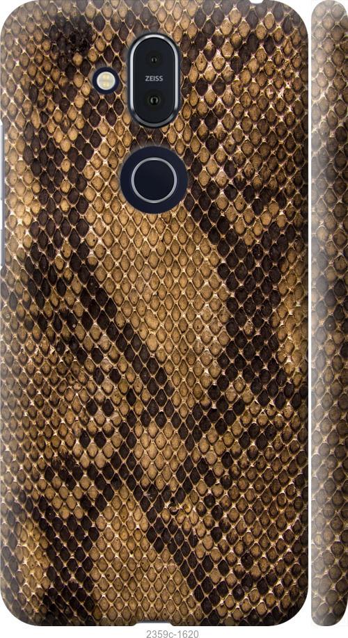 

Чехол на Nokia 8.1 Змеиная кожа