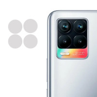 Гибкое защитное стекло 0.18mm на камеру (тех.пак) для Realme 8