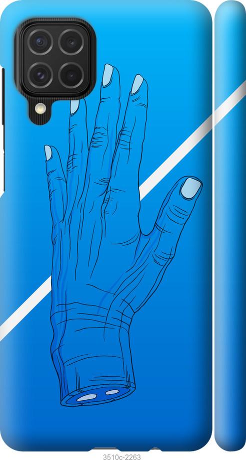

Чехол на Samsung Galaxy M62 Синий, Рука, Линия, Градиент, Зомби, Глубина