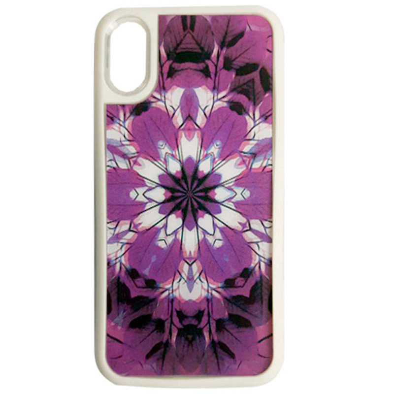 

Голограммный 3D чехол с анимированной заставкой Kaleido Bloom для Apple iPhone X (5.8") / XS (5.8") Мандала - белый фон (102108)