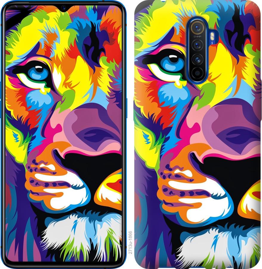 

Чохол на Oppo Reno 2 Різнобарвний лев
