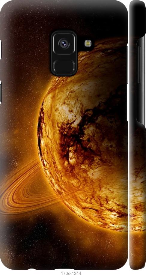 

Чехол на Samsung Galaxy A8 2018 A530F Жёлтый Сатурн