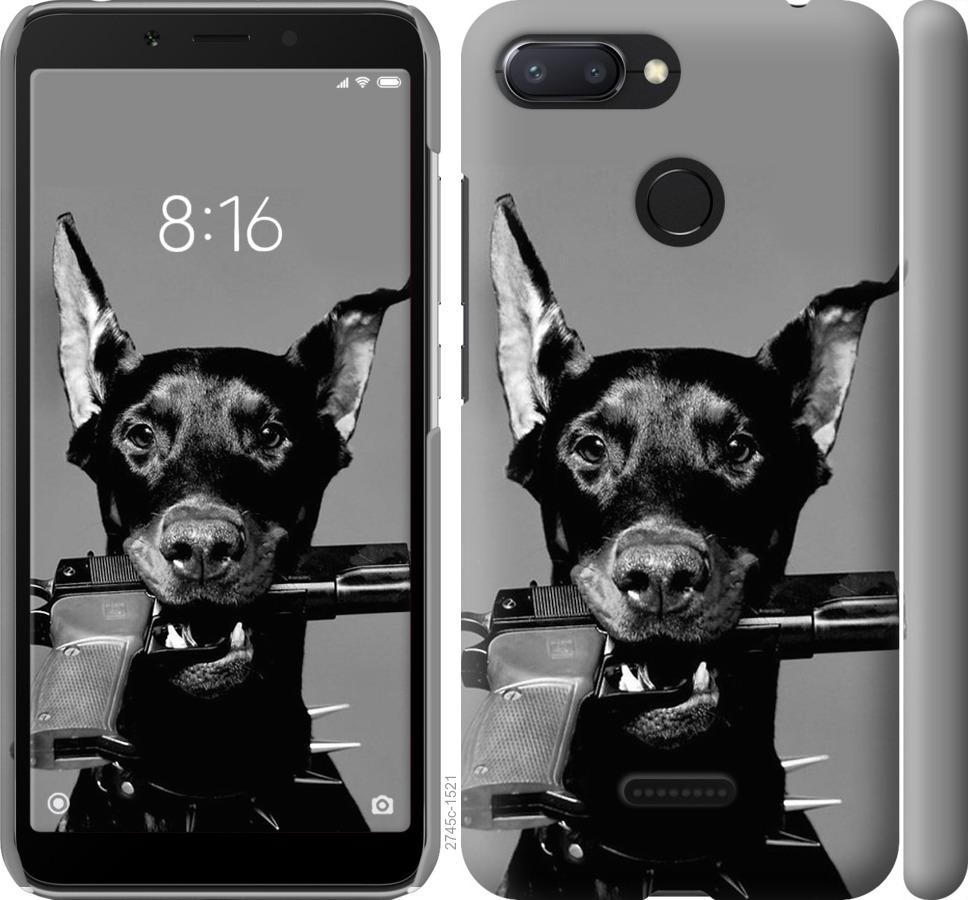 

Чохол на Xiaomi Redmi 6 Доберман
