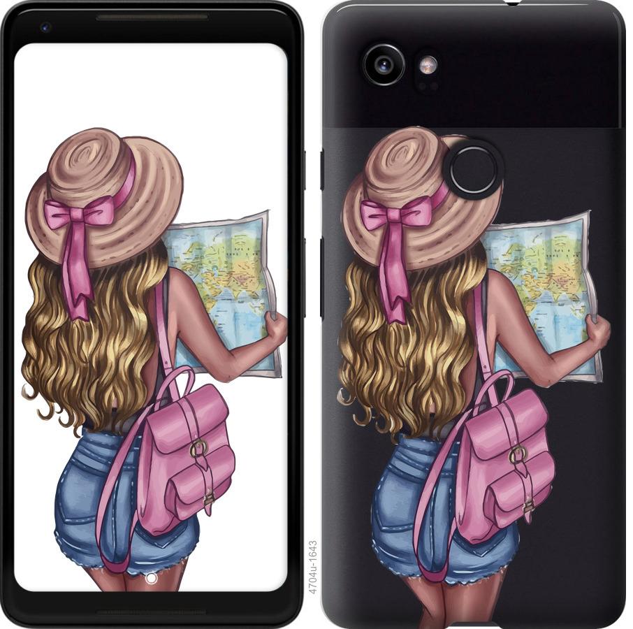 

Чохол на Google PixeL 2 XL Дівчина з картою