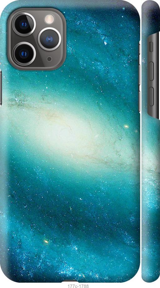 Чохол на iPhone 11 Pro Блакитна галактика