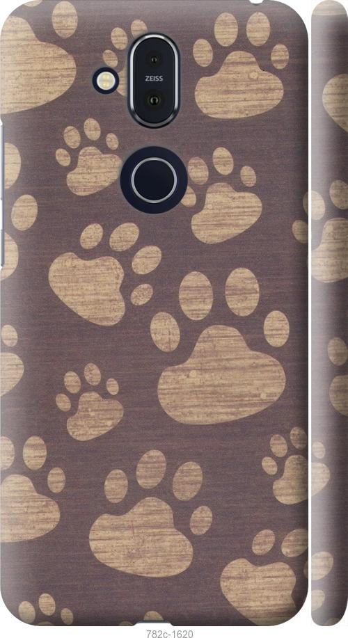 

Чехол на Nokia 8.1 Следы тигра