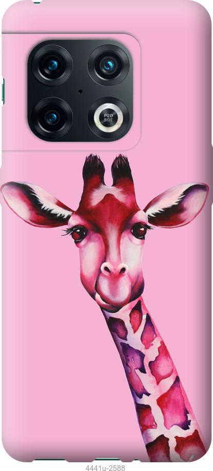 

Чохол на OnePlus 10 Pro Рожева жирафа