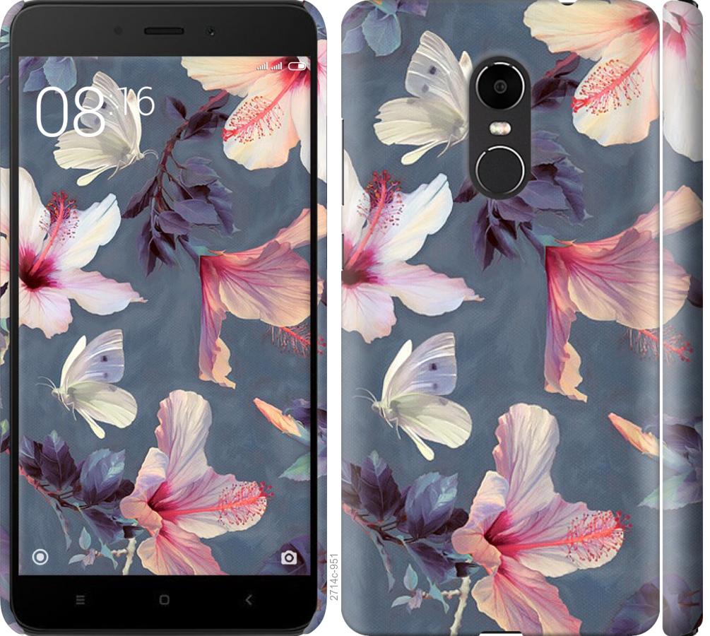 

Чохол на Xiaomi Redmi Note 4X Намальовані квіти