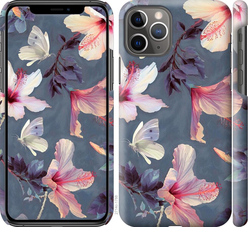 

Чохол на iPhone 11 Pro Намальовані квіти