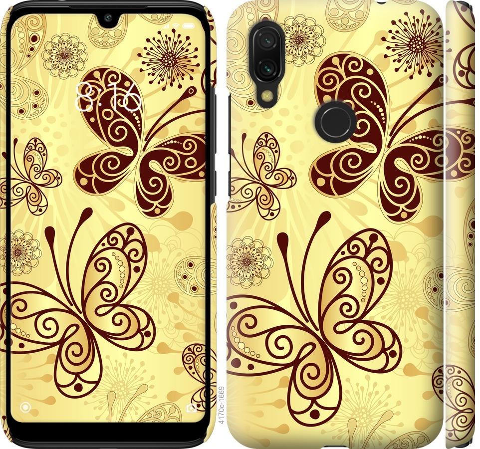 

Чехол на Xiaomi Redmi 7 Красивые бабочки