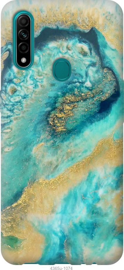 

Чохол на Oppo A31 Green marble