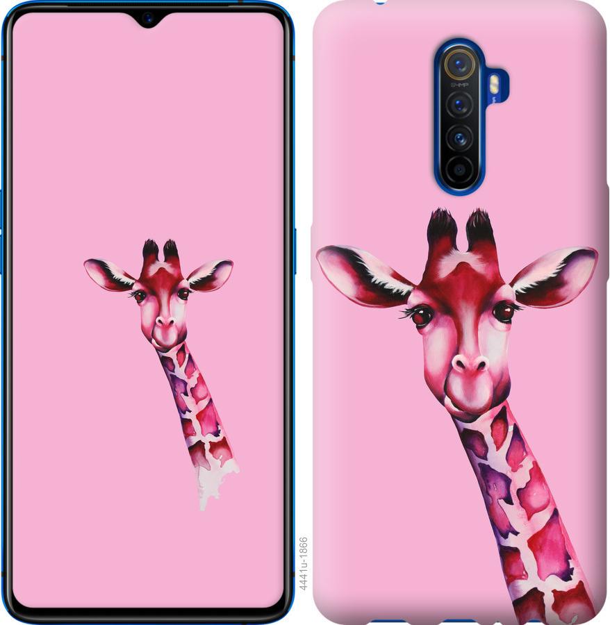 

Чохол на Oppo Reno 2 Рожева жирафа
