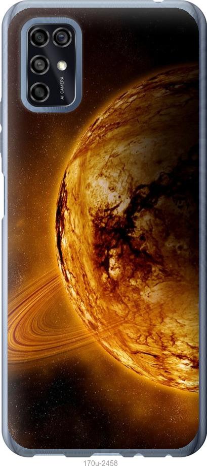 

Чохол на ZTE Blade V2020 Smart Жовтий Сатурн