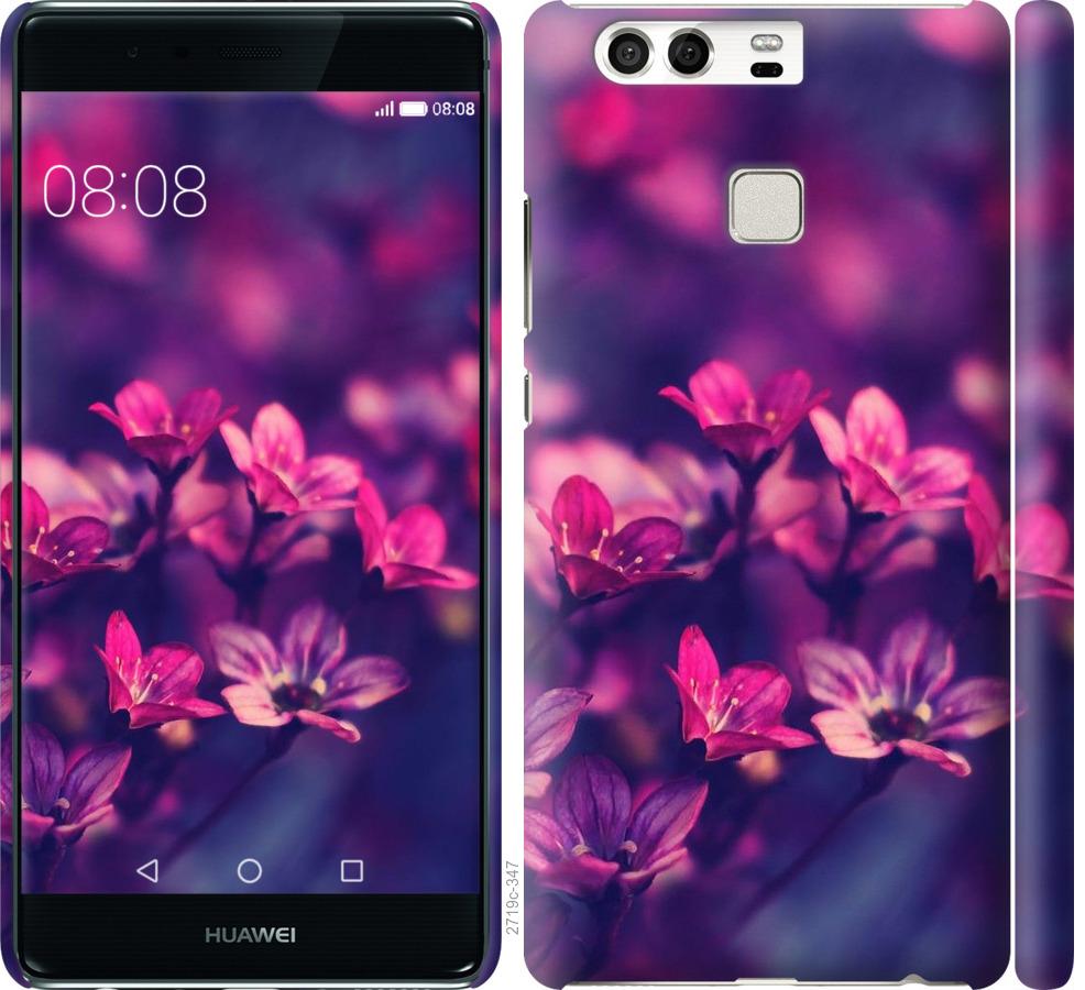 

Чохол на Huawei P9 Пурпурні квіти
