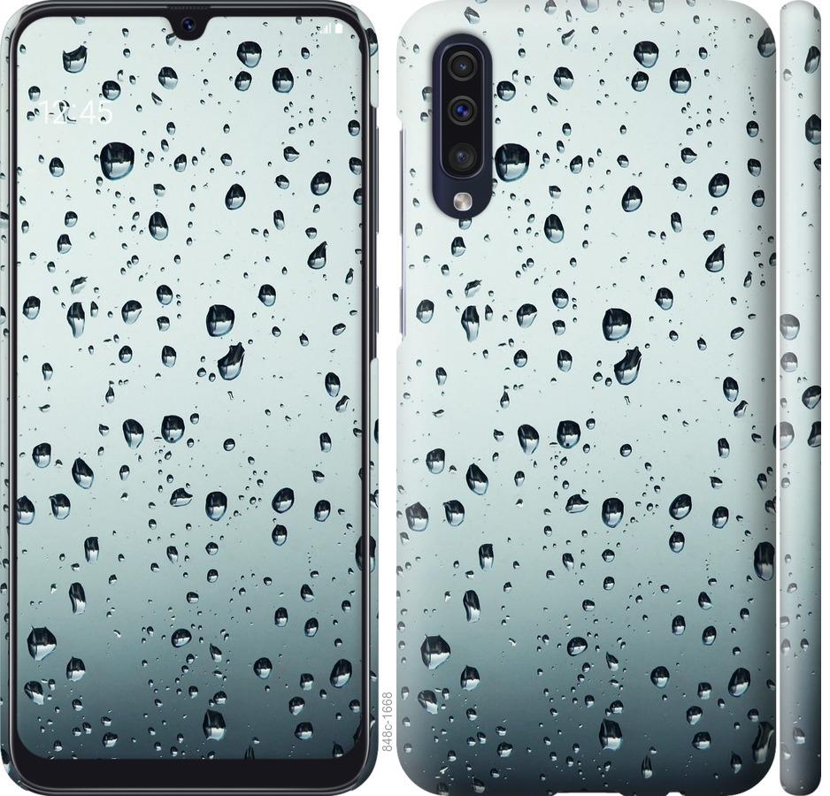 Чехол на Samsung Galaxy A50 2019 A505F Стекло в каплях