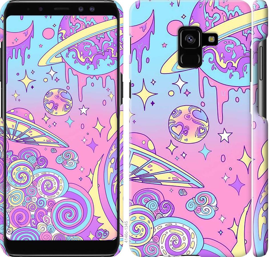 

Чохол на Samsung Galaxy A8 Plus 2018 A730F Рожева галактика