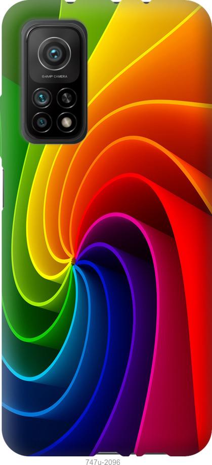 

Чохол на Xiaomi Mi 10T Райдужний вихор