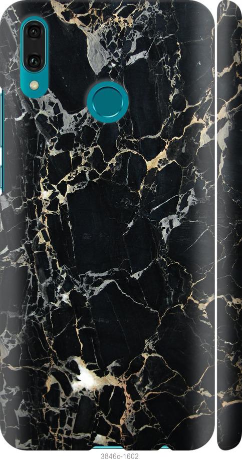 

Чехол на Huawei Y9 2019 Черный мрамор