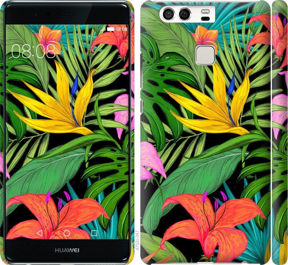 

Чохол на Huawei P9 Тропічні листя 1