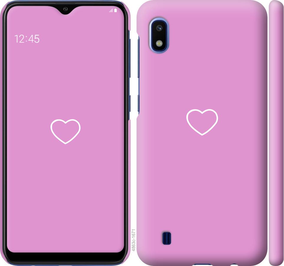 Чехол на Samsung Galaxy A10 2019 A105F Сердце 2
