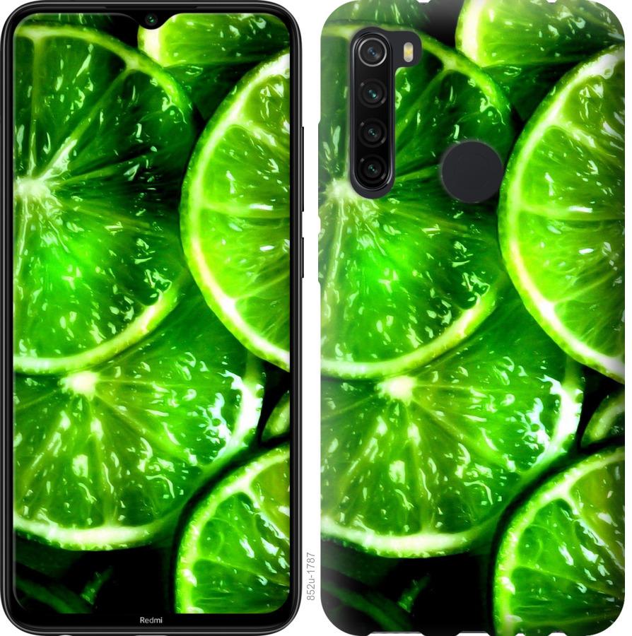 Чехол на Samsung Galaxy A21 Зелёные дольки лимона