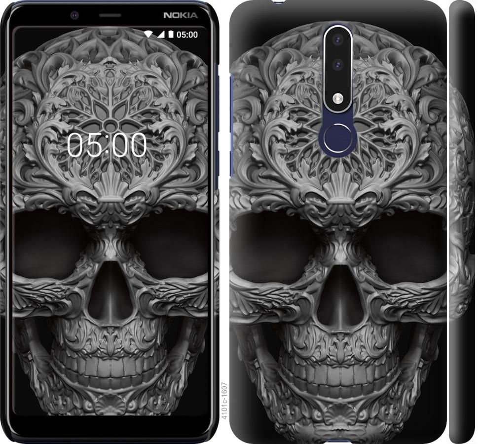 Чехол на Nokia 3.1 Plus skull-ornament